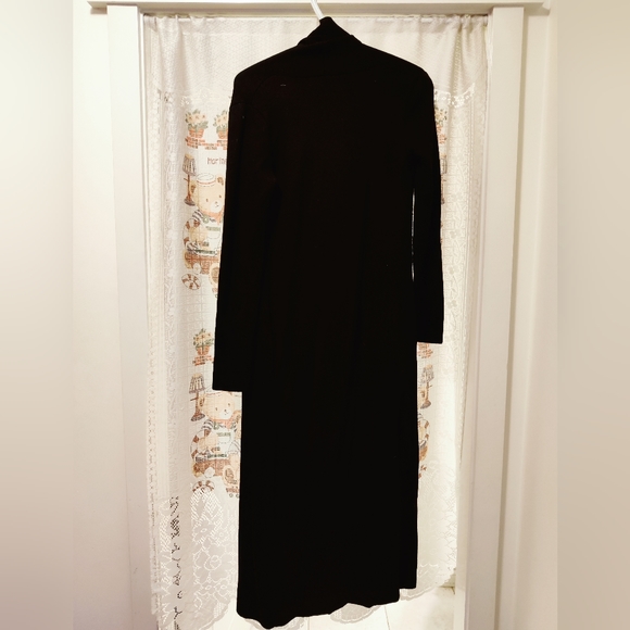 Baton Merino wool cardigan Black - Picture 5 of 5